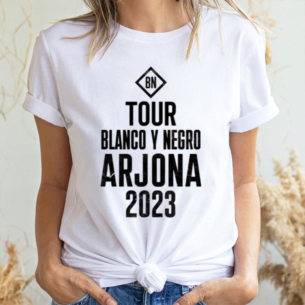 Bn Tour Blanco Y Nero Ricardo Arjona 2023 Limited Edition T-shirts